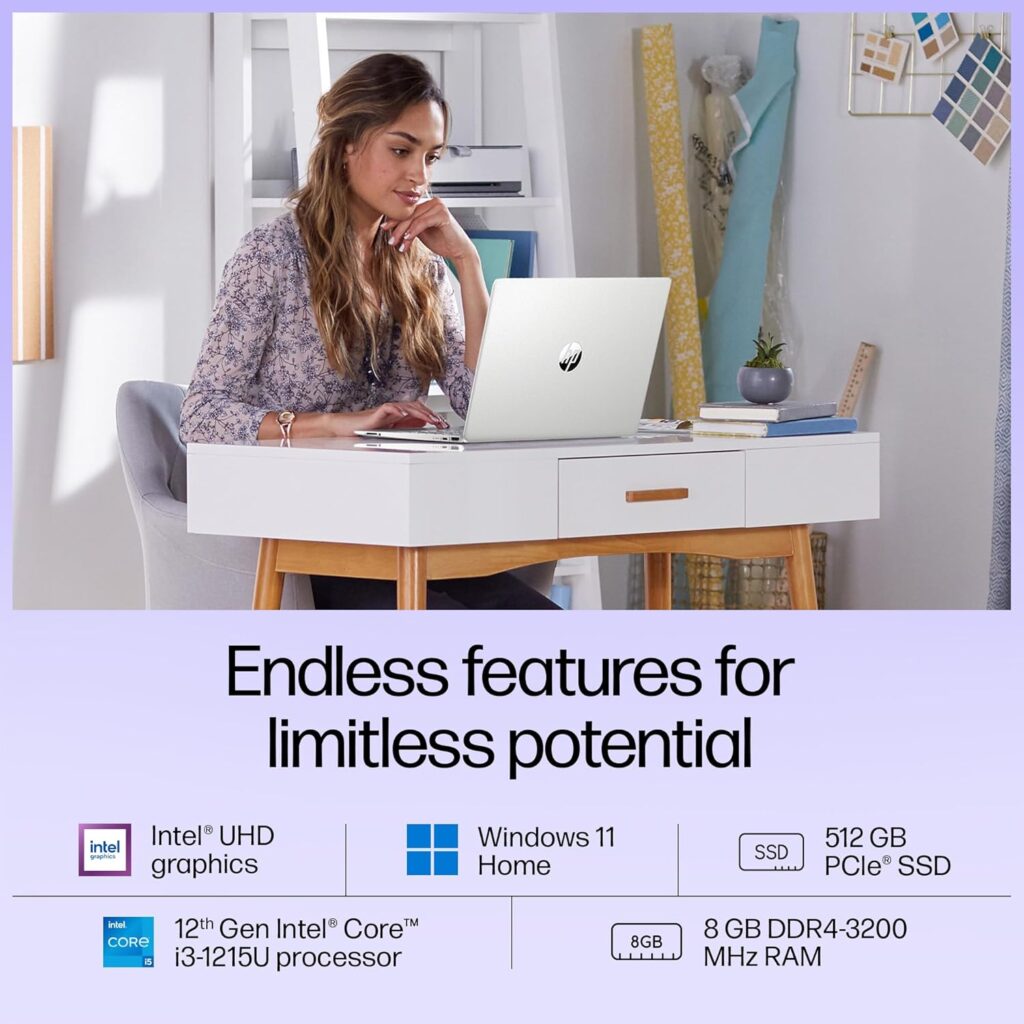 HP 15s Core i3 12th Gen 8GB RAM 512GB SSD Laptop1