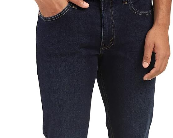 Levis Mens 511 Slim Fit Mid Rise Stretchable Jeans