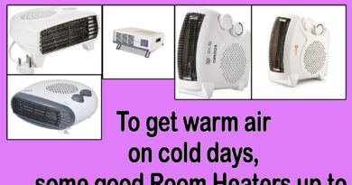 To get warm air on cold days, some good Room Heaters up to Rs 2000 for Winter Season