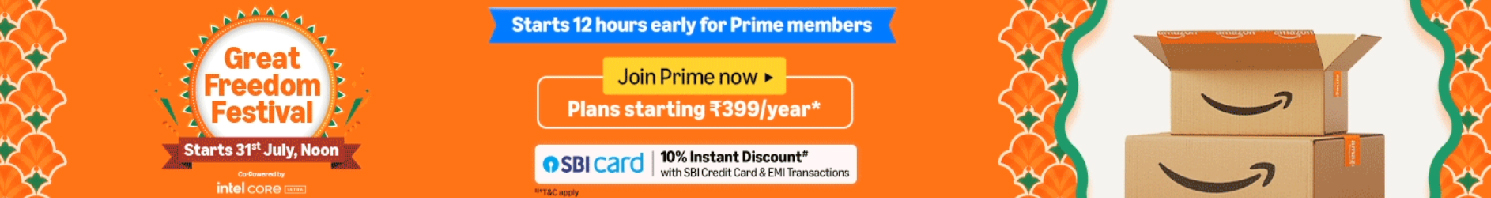 Great Freedom Festival 2025 sales offers in Amazon join prime member 