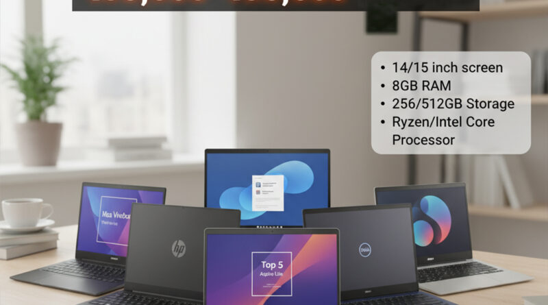 5 Best Laptops Under ₹30,000–₹35,000 (September 2025) Affordable laptops for students, office professionals, casual users, those looking for beginner-level editing, coding solutions, and low-cost professionals