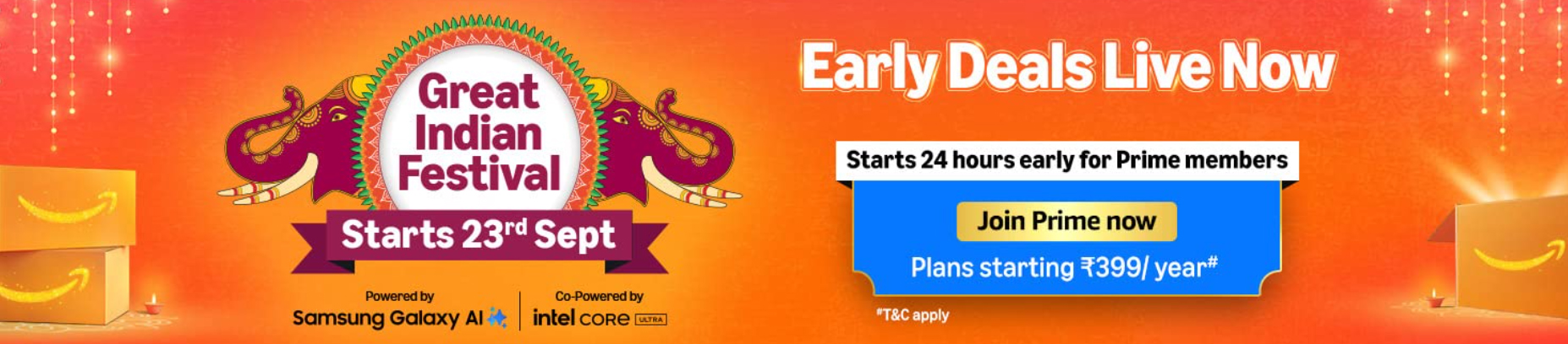 Great Indian Festival 2025 Sale Join Prime Membership