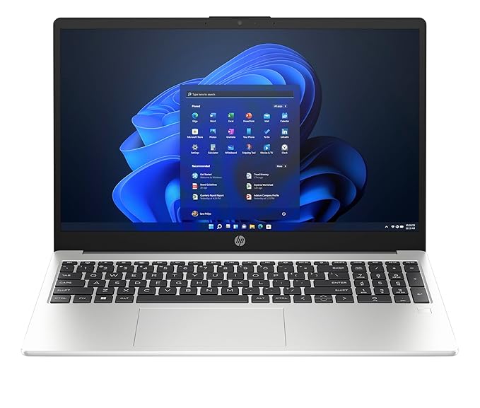 HP 255 G10 AMD Athlon Dual Core 7120U - (8 GB/256 GB SSD/Windows 11 Home) Thin and Light Laptop (15.6 inch, Ash Silver, 1.35 kg)